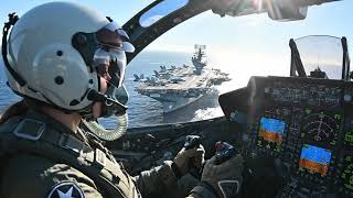 F/A-18 Super Hornet Insane Carrier Break & Perfect Landing! 🔥✈️
