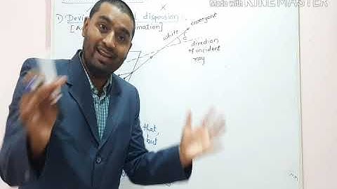 Combination of Prisms- Deviation without dispersion and dispersion without deviation