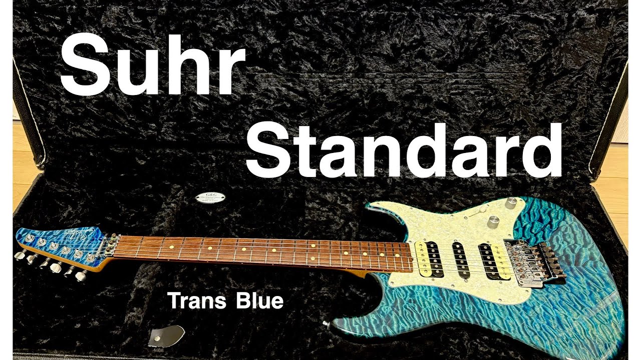 Suhr Stadard Trans Blue 2005年製 - YouTube