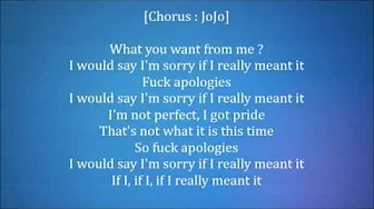 JoJo - Fuck Apologies (Lyrics) Feat. Wiz Khalifa