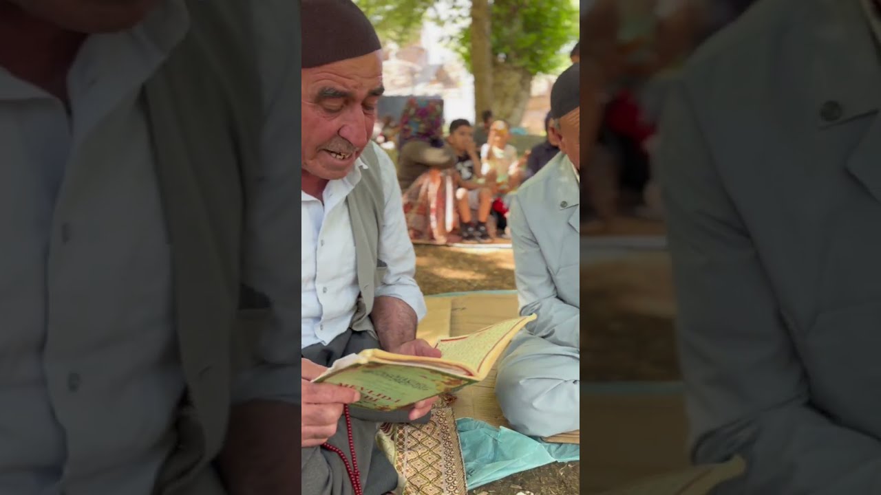 Açık havada kürtçe mevlit