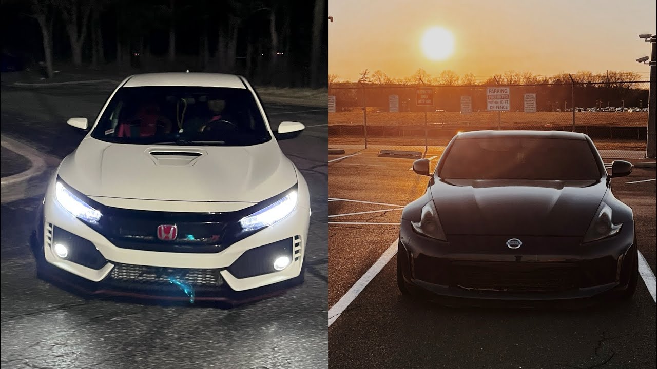 Nissan 370Z VS Honda Civic Type R (THIS THING IS INSANE)!! YouTube