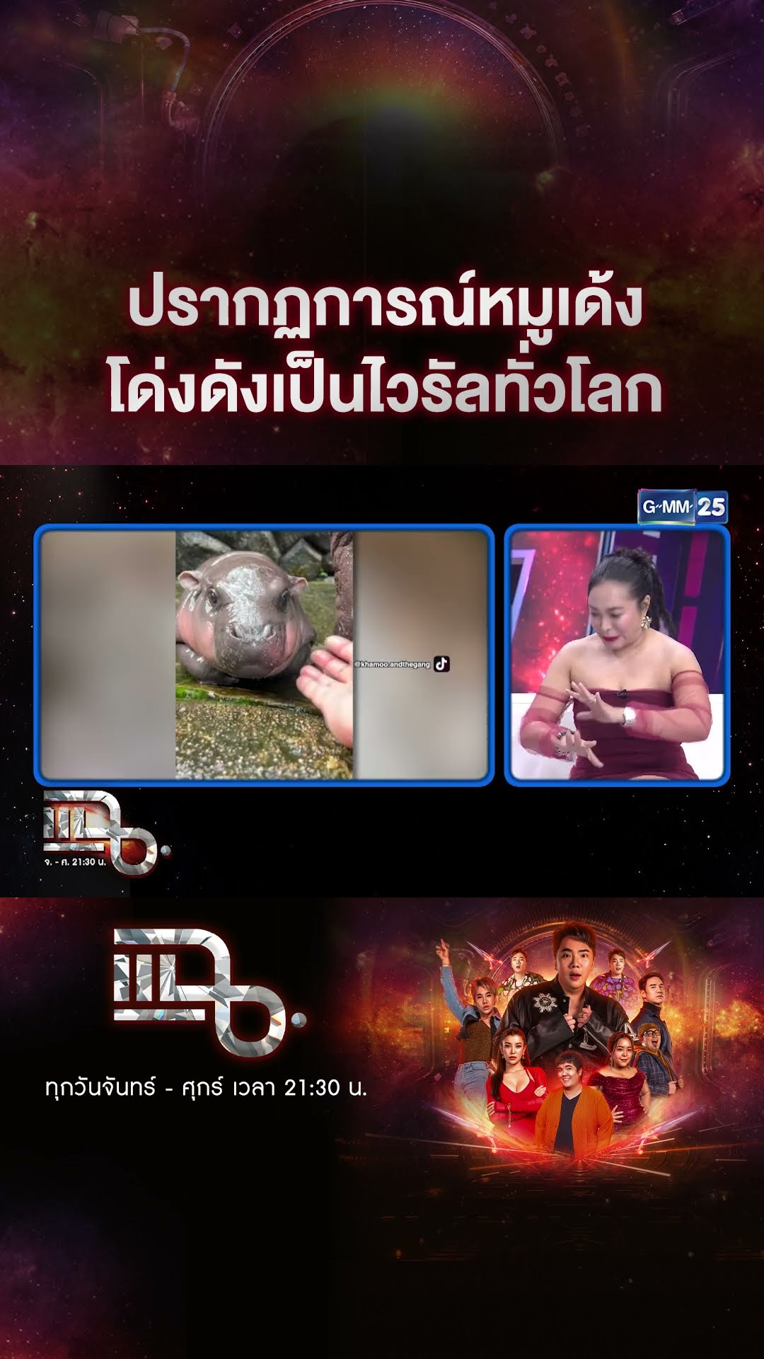 ปรากฏการณ์หมูเด้ง โด่งดังเป็นไวรัลทั่วโลก #Shorts CLIP | แฉ | GMM25
