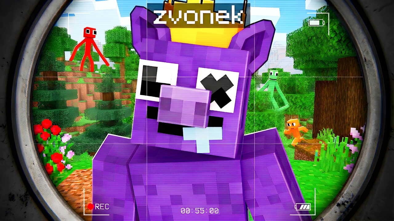 RAINBOW FRIEND je u MÝCH DVEŘÍ... (Minecraft)