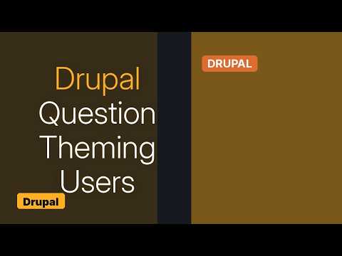 Drupal: How to customize user profile page?