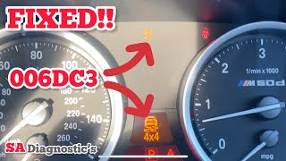 BMW E70 E71 006DC3 Dynamic Stability Control DSC Sensor Adjustment Required FIXED!!!