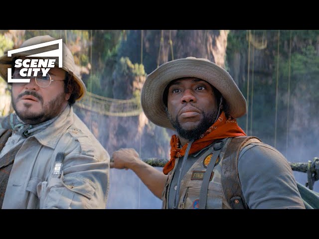 Jumanji The Next Level: Baboon Attack Bridge Scene (Kevin Hart, Jack Black 4K HD Clip) | Captions class=