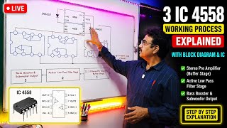 4558 IC Secrets Revealed! Complete Working Process with Block Diagram 🔥