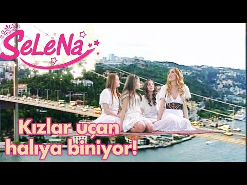 Kızlar uçan halıya biniyor!