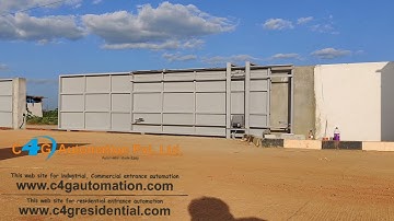 MOTORISED TELESCOPIC SLIDING GATE | 2 LEAF SLIDING GATES