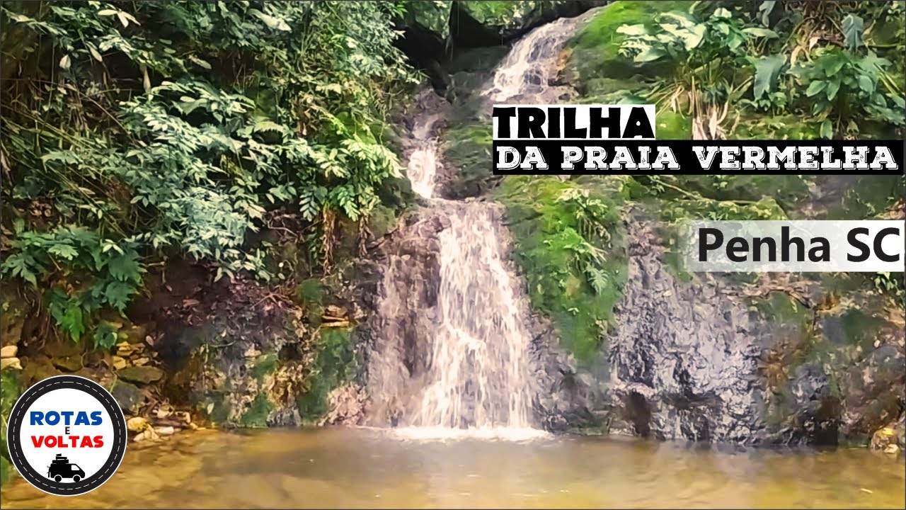 ✅🚗[2023]Trilha da praia vermelha em Penha, Santa Catarina, Brasil
