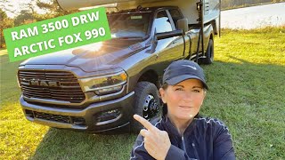 RAM 3500 DRW & ARCTIC FOX 990 TRUCK CAMPER LIVING