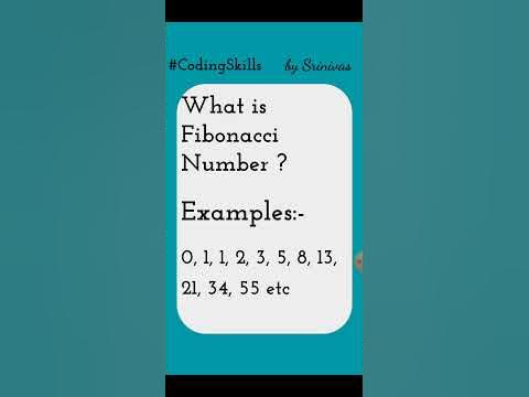 What is Fibonacci Number | Coding Skills - YouTube
