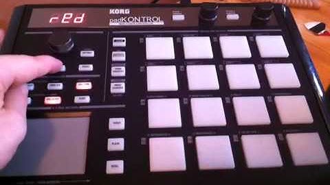 Korg padKontrol Reason native mode