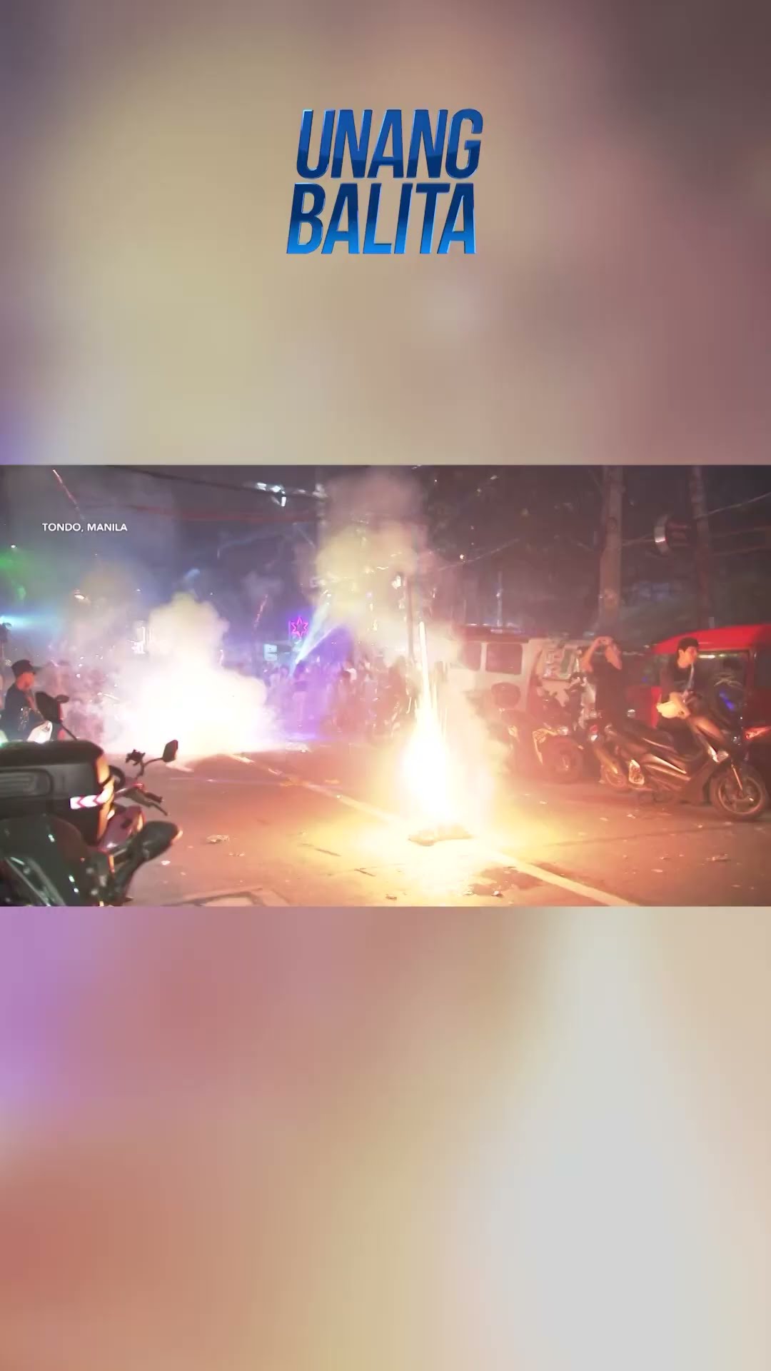 Kabi-kabilang street parties ng mga taga-Tondo, sumalubong sa New Year! #shorts | Unang Balita