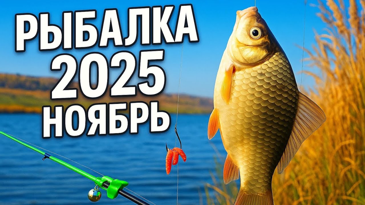 Рыбалка на донку КРОКОДИЛ КАРАСЬ в ноябре 2025