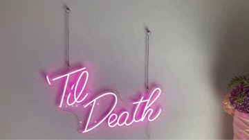 How To Install Your Neon Sign Using Our Chain Hanging Kit