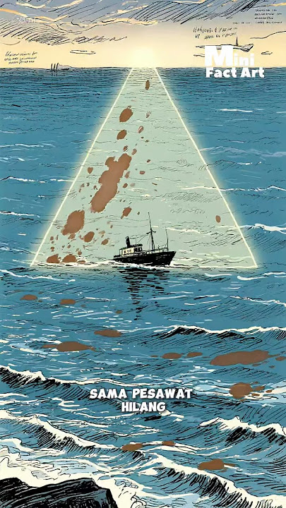 segitiga bermuda yang misterius banyak kapal pesawat hilang disana #fpy #faktaunik #animation  #unik
