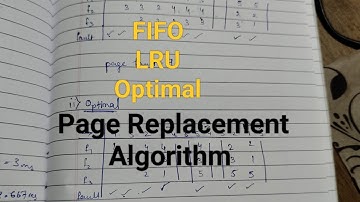 Page Replacement Algorithm|| FIFO, LRU & Optimal || Operating System
