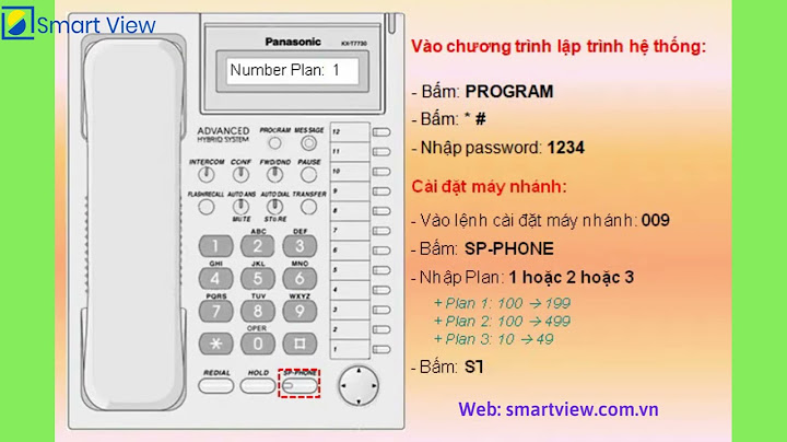 Hướng dẫn dử dụng panasonic kx-tcs 931 năm 2024