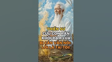 Câu chuyện chánh niệm: Thiền sư cứu con rắn khỏi đám lửa, bị cắn vẫn nói: Lỗi là tại tôi!