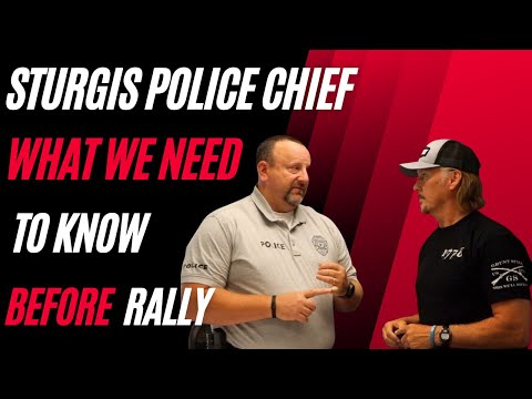 Sturgis Motorcycle Rally/Interview with the Sturgis Police Chief