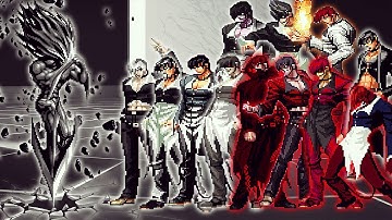 [KOF Mugen] Cadio Vs 12 Ultiamte Iori Yagami Team