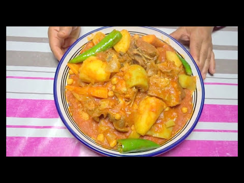 زكية-تقترح-كسكسي-سميد-مكسكس-بيدية---couscous-sémola@المطبخ-التونسي-زكية---tunisian-cuisine-zakia