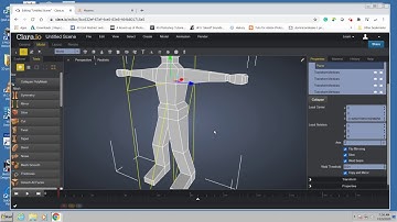 Clara.io - Box Character - Mixamo Animation