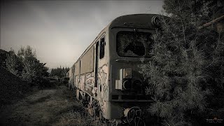 2.7k | Abandoned Trains in Tithorea | Fthiotida Greece | Aerial DJI M2p | Gopro 7 Black