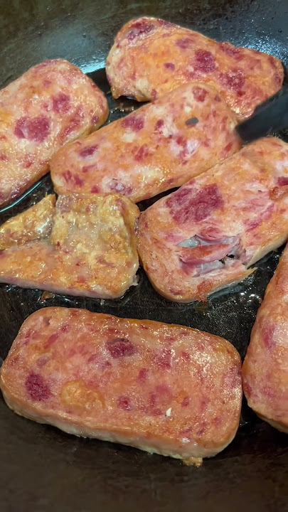 SATISFYING QUICK LUNCH LUNCHEON IN CAN (MALING PORK)#asmr #maling #satisfying #trending #shorts