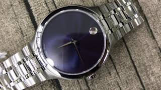 Movado Men's Watch Defio Quartz Blue Dial Stainless Steel Bracelet 0606335 GIỚI TÍNH Nam ĐƯỜNG KÍNH . 