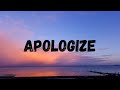 Timbaland apologize ft onerepublic lyrics official mp3