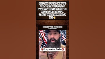 SECURE YOUR CRYPTO ON A SELF CUSTODY WALLET CONNECTED TO WEB3 FOR SAFETY. CLICK THE LINK ON MY BIO👆