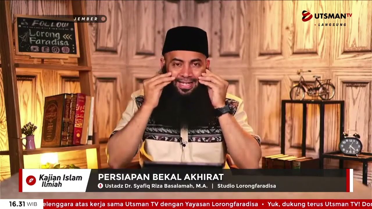 ⁣LIVE Persiapan Bekal Akhirat - Ust. Dr. Syafiq Riza Basalamah, M.A.