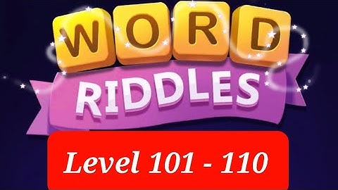 Word Riddles 📝 level 101 - 110 | Offline Word Game - Word Association Game | #Blue7