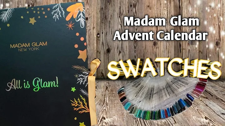 2020 Madam Glam Advent Calendar Swatches