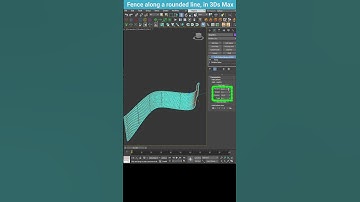 Curving Your Fence with PathDeform in 3Ds Max #shorts #3dsmax #tips #pathdeform #fence