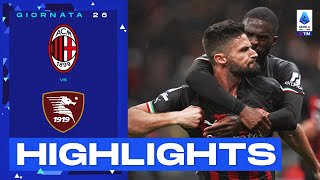 Milan-Salernitana 1-1 | Ai Rossoneri non basta Giroud: Gol e Highlights | Serie A TIM 2022/23