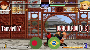 King of Fighters 2002 Plus - Tanvir007 (BD) vs DRACULA00 [K.E] (BR) - 2021-10-30