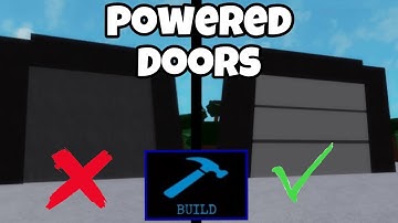 How to Build Powered Garage Doors BETTER | Piggy Build Mode