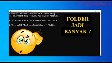Cara Buat Folder Menjadi Banyak Menggunakan CMD