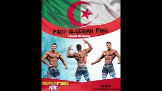 1er Algérien dans l'histoire ,Carte Pro en Mens physique pour IFBB Proleague NPC