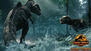Tyrannosaurus Rexy Vs Giganotosaurus Rexy Wins Battle 2 Juric World Chaos Theory Season 4 Clip