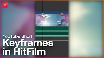 How to Use KEYFRAMES in HitFilm Express #shorts