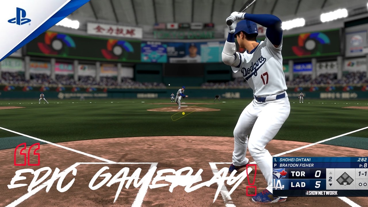MLB The Show 26 - Blue Jays vs Dodgers | TOKYO DOME Stadium - YouTube