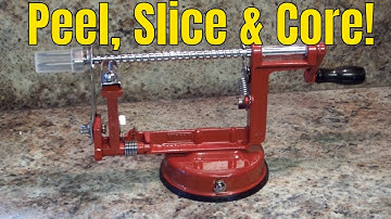 Peel, Core and Slice with one Apple Processing Device!