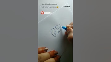 How to write POOJA in bubble letters #art #letters #fyp