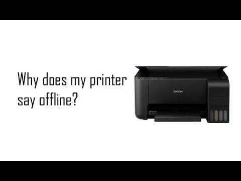 Why does my printer say offline - Printer Offline Support - YouTube