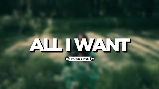 PAPSEL STYLE 🌴 || ALL I WANT || TERBARU RA-ONE JR REMIX